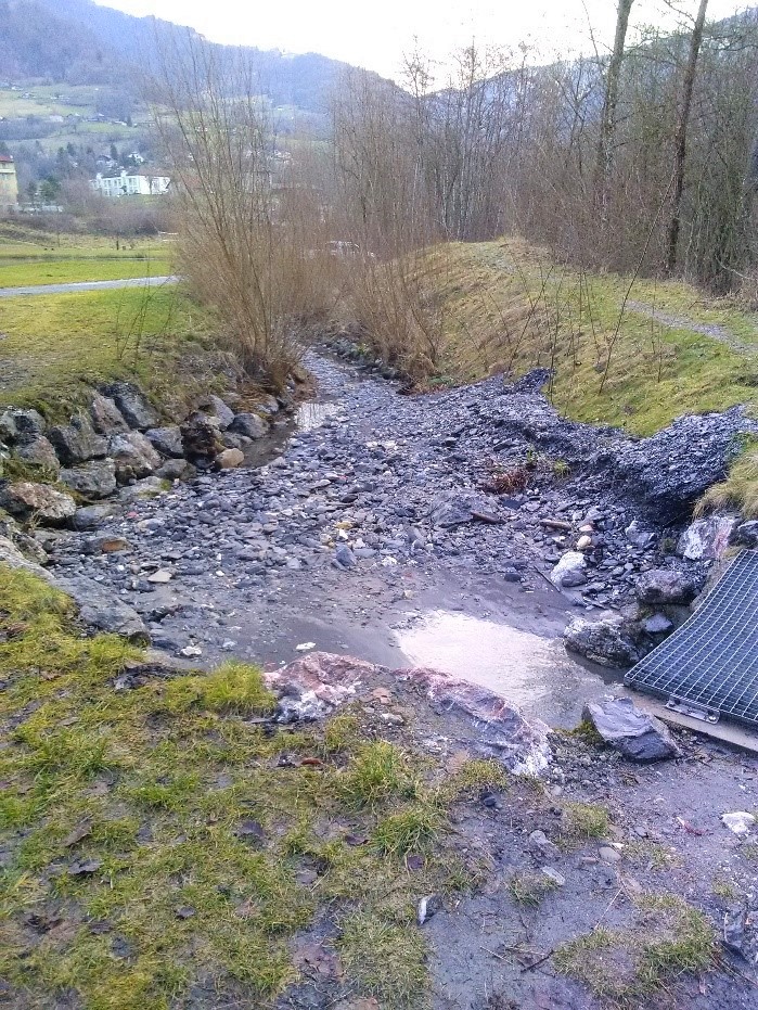 Rivière de contournement avant travaux