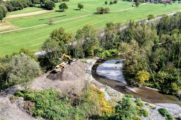 Début des travaux de la Serraz