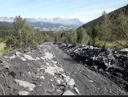 Travaux d’urgence au Glapet et Plaine Joux à Megève