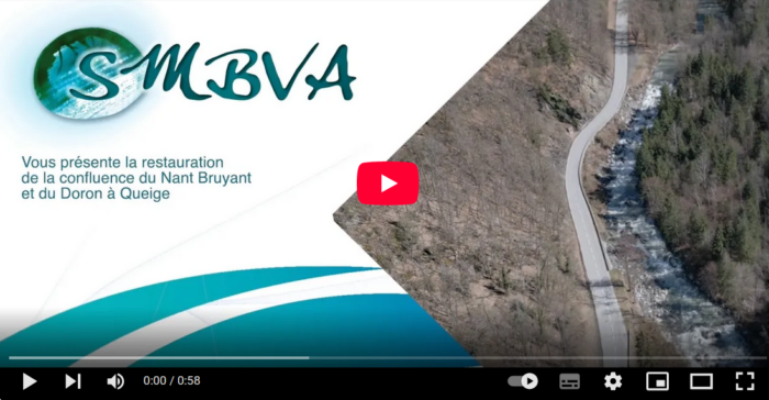 Restauration de la confluence du Nant Bruyant : un chantier au service de la sécurité et de l’environnement