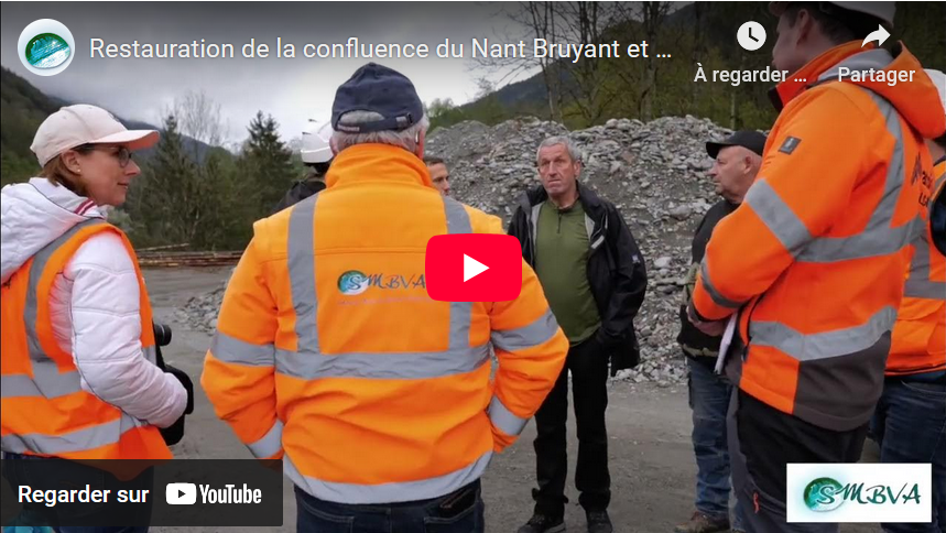Réussite de la restauration de la confluence du Nant Bruyant : découvrez la vidéo !