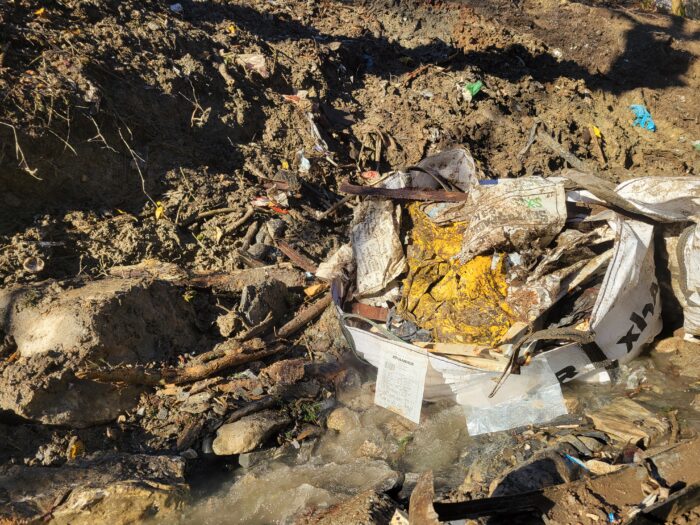 Ancienne décharge : dépollution du nant des Essertets à Praz-sur-Arly