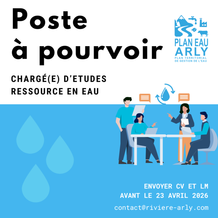 Nous recrutons ! Ingénieur(e) chargé(e) d&rsquo;études ressource en eau