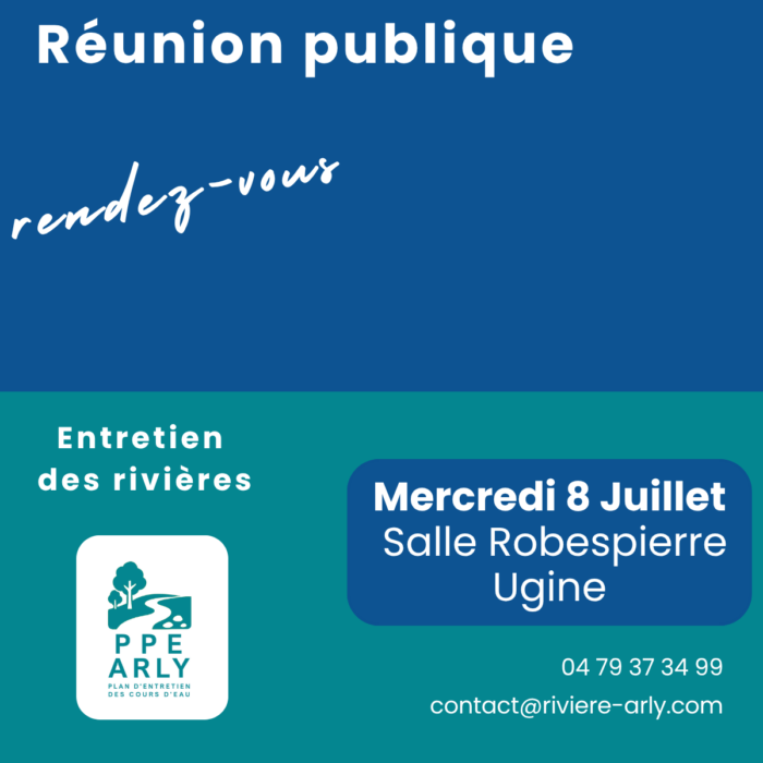 Réunion publique entretien des cours d&rsquo;eau à Ugine