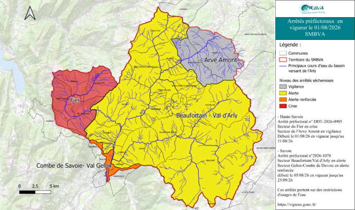 Sécheresse : une situation toujours préoccupante pour le territoire