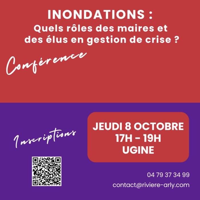Jeudi 8 octobre 17h conférence  : Quels rôles des maires et  des élus en gestion de crise ?